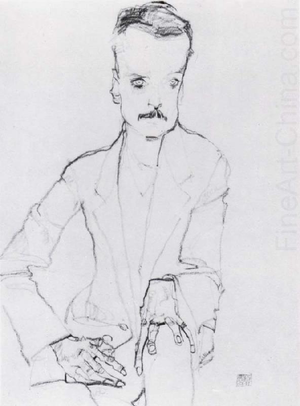 Egon Schiele Portrait of eduard kosmack china oil painting image